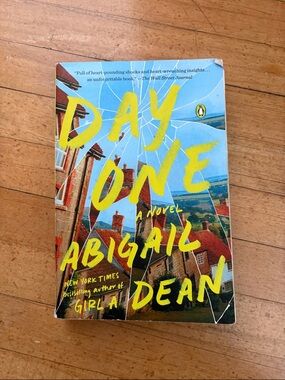 Day One by Abigail Dean - Yellow & Blue Paperback Novel